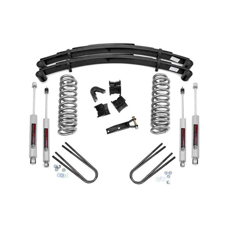 Rough Country | 4 Inch Lift Kit | Rear Springs | Ford Bronco 4WD (1978-1979) | 535.20