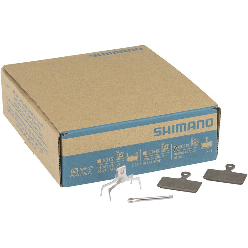 Shimano G05S-RX Disc Brake Pad Spring – Resin Compound Stainless Steel Back Plate Box/25 pair