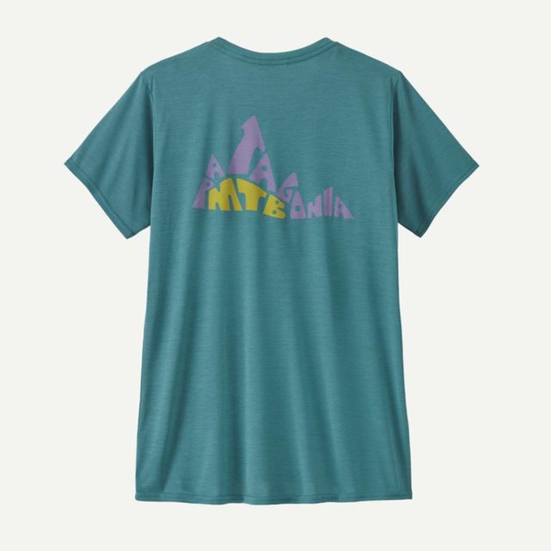 Women’s Capilene Cool Daily Graphic Shirt – Lands Wetland Blue