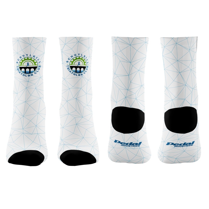 Schuylkill Triathlon Club 2024 SUBLIMATED SOCK