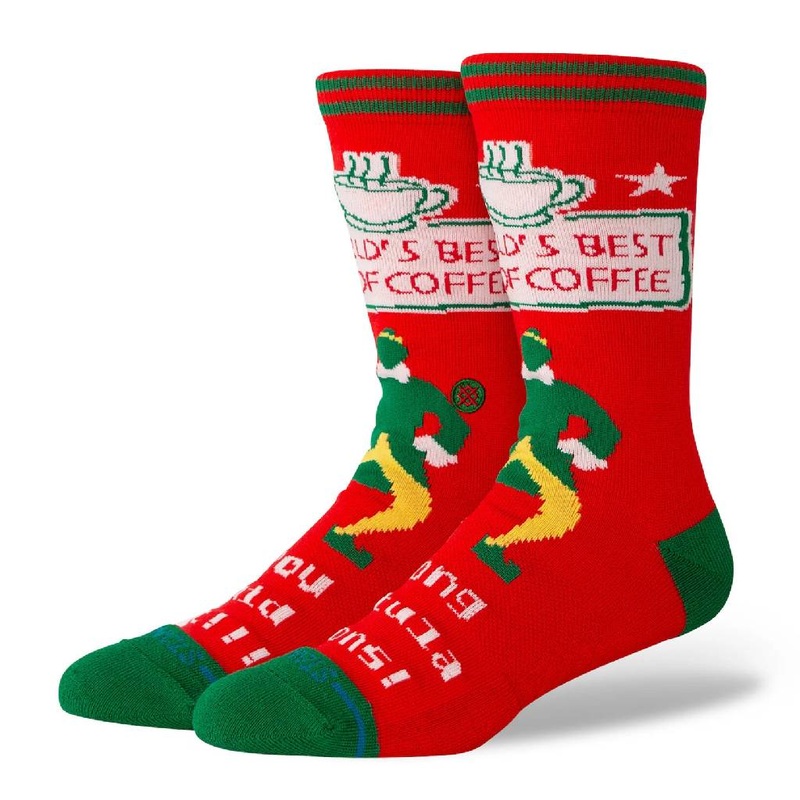 Stance Men’s World’s Best Elf Crew Socks