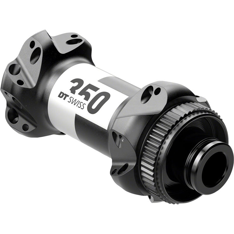 DT Swiss 350 Front Hub – 12 x 100mm Center-Lock Black 24h Straight Pull