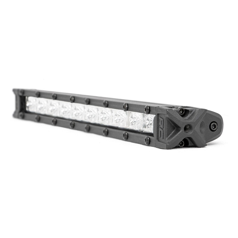 Rough Country | 10 Inch Chrome Series LED Light Bar | Slim Line | Pair | 70410A