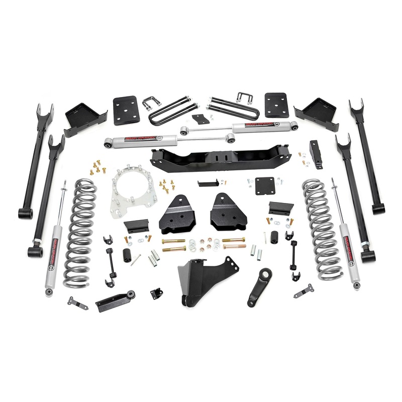 Rough Country | 6 Inch Lift Kit | Diesel | 4-Link | No OVLD | Ford F-250/F-350 Super Duty (17-22) | 50720
