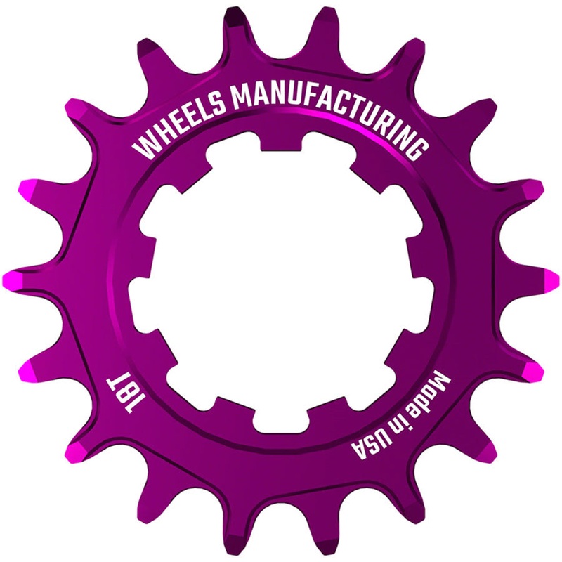 Wheels Manufacturing SOLO-SPEED Cog – 18t Fits SOLO-SPLINE SOLO-XD kits Purple