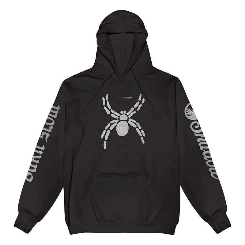 Burn Slow x Shadow Riding Gear Spider Logo Pullover Hoodie – Black