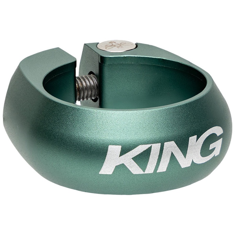 Chris King Seatpost Clamp – 34.9mm, Bolt-On, Matte Jade