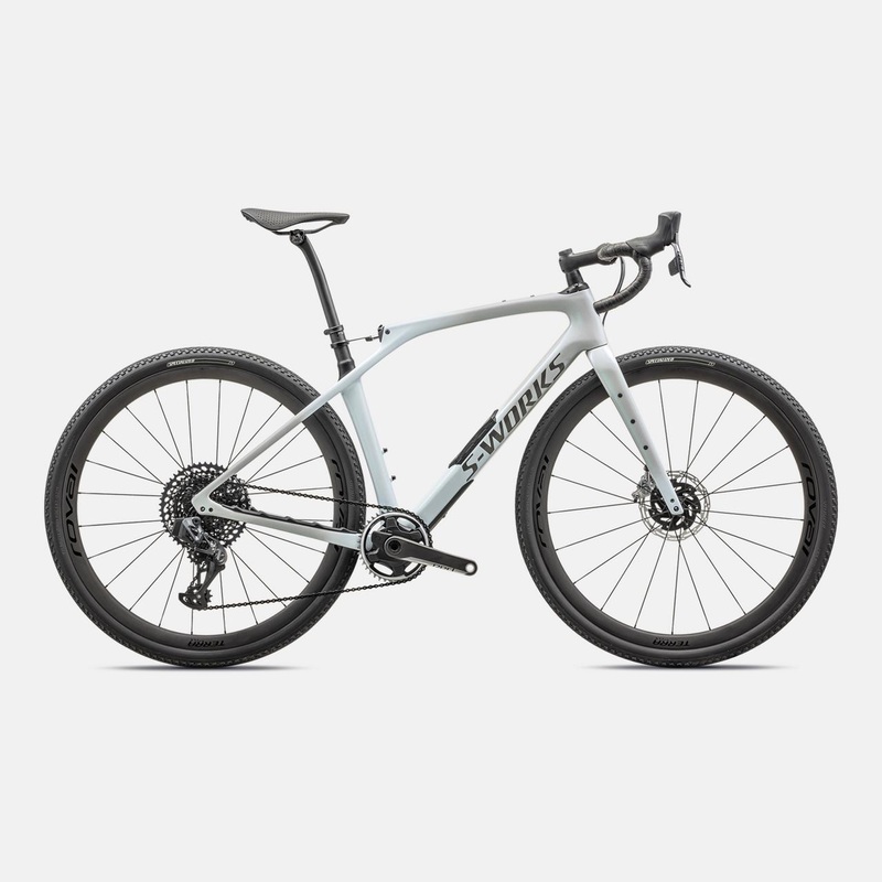 S-Works Diverge STR – SRAM RED eTAP AXS / XX1 Eagle AXS Dove Grey+Eyris Pearl – Morning Mist / Eyris Pearl  / Smoke