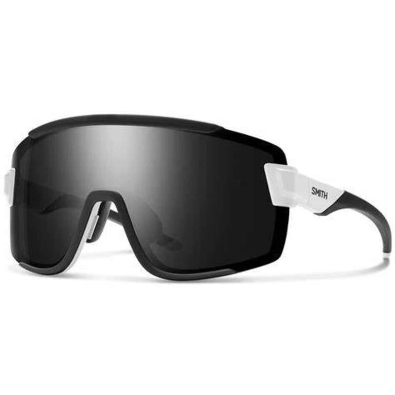 Smith Wildcat Sunglasses, White w/ ChromaPop Black Lens White + ChromaPop Black Lens