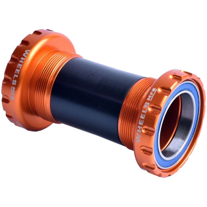 Wheels Manufacturing BSA Bottom Bracket – DUB Spindle ABEC 3 Orange