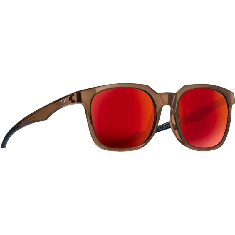 Zol Box Polarized Sunglasses Brown/Red