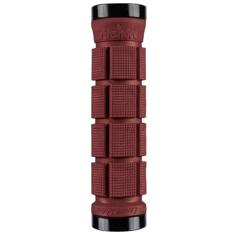 Lizard Skins Northshore Lock-On Grips 130mm Deep Red