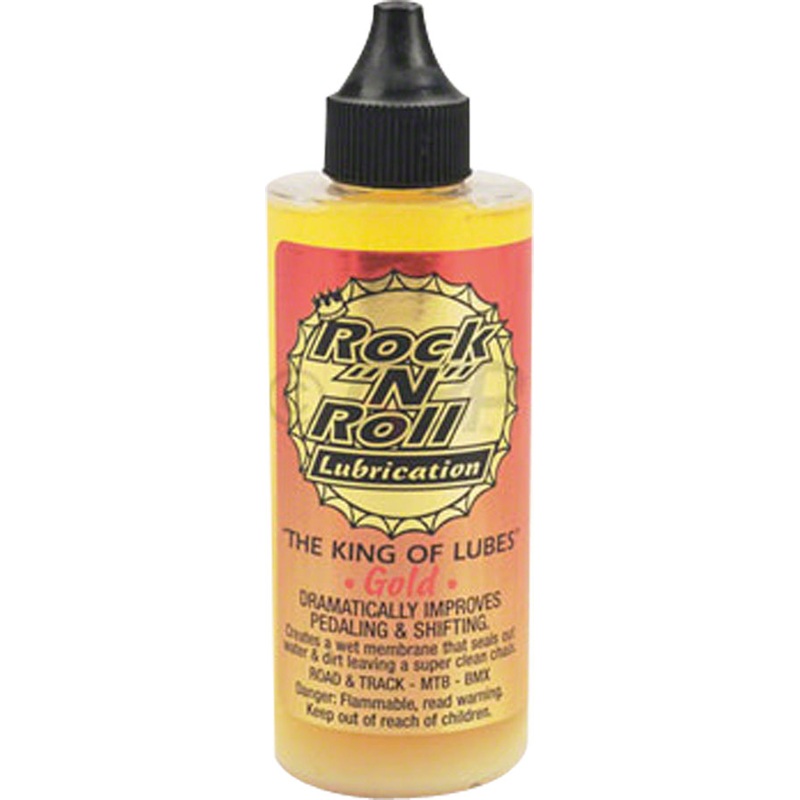 Rock-N-Roll Gold Bike Chain Lube – 4oz Drip