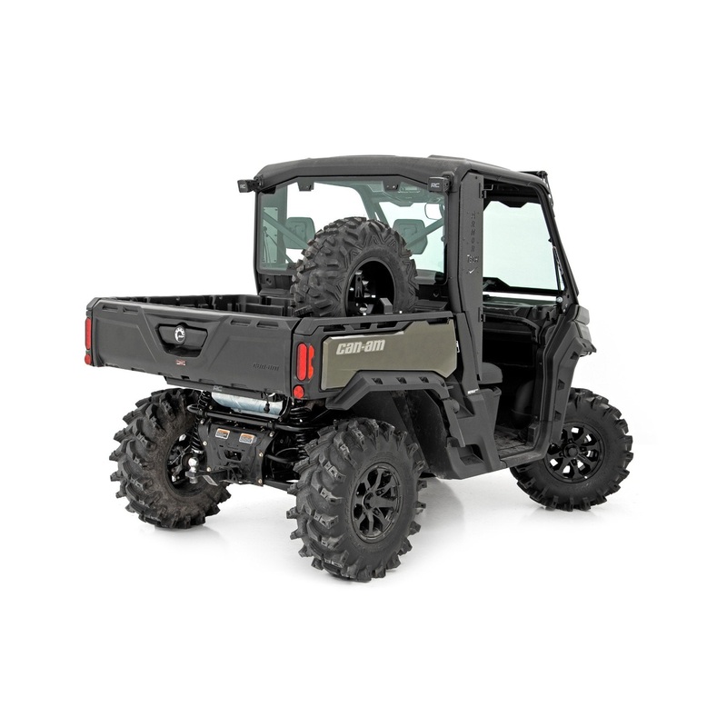 Rough Country | Spare Tire Carrier | Bed Side Mount | Multiple Makes & Models (Can-Am/Polaris) | 93089