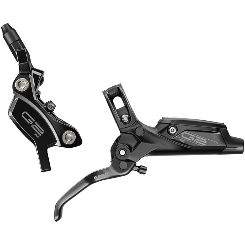 SRAM G2 RE Disc Brake and Lever – Front Hydraulic Post Mount Gloss Black A2