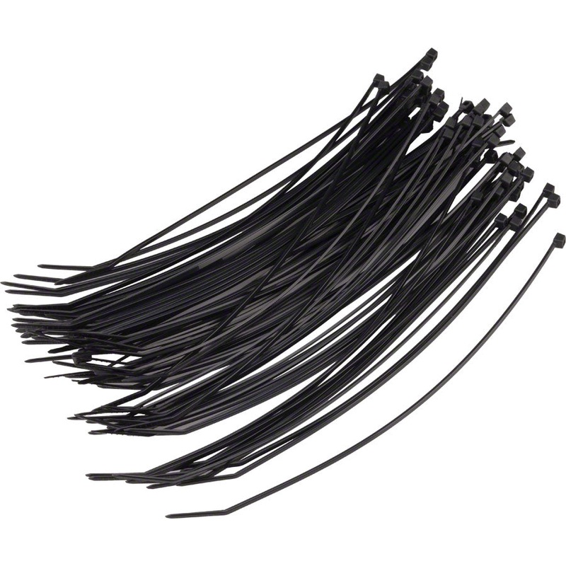 Wheels Manufacturing Zip Ties – Black 200 x 2.5mm 100ct