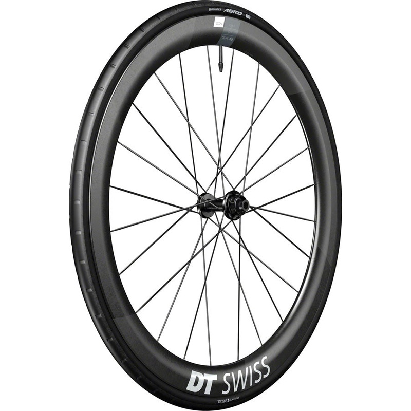 DT Swiss ARC 1400 DiCut 50 Front Wheel – 700 12 x 100mm Center-Lock BLK WTS w/Aero 111 Tire