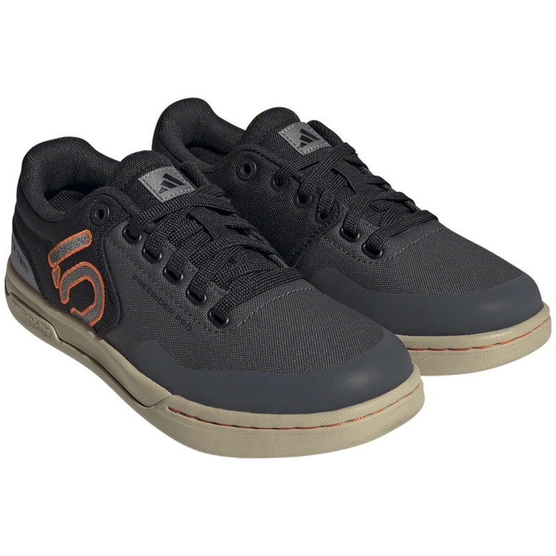 Five Ten Freerider Pro Canvas Flat Shoes – Women’s, Gray Six/Gray Four/Impact Orange, 6