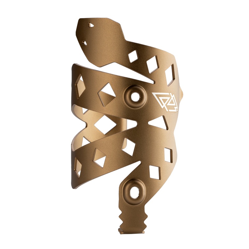 PDW Rattlesnek Kej Water Bottle Cage – Desert Gold Left Opening