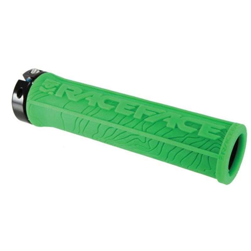 RaceFace Half Nelson Grips – Green Lock-On