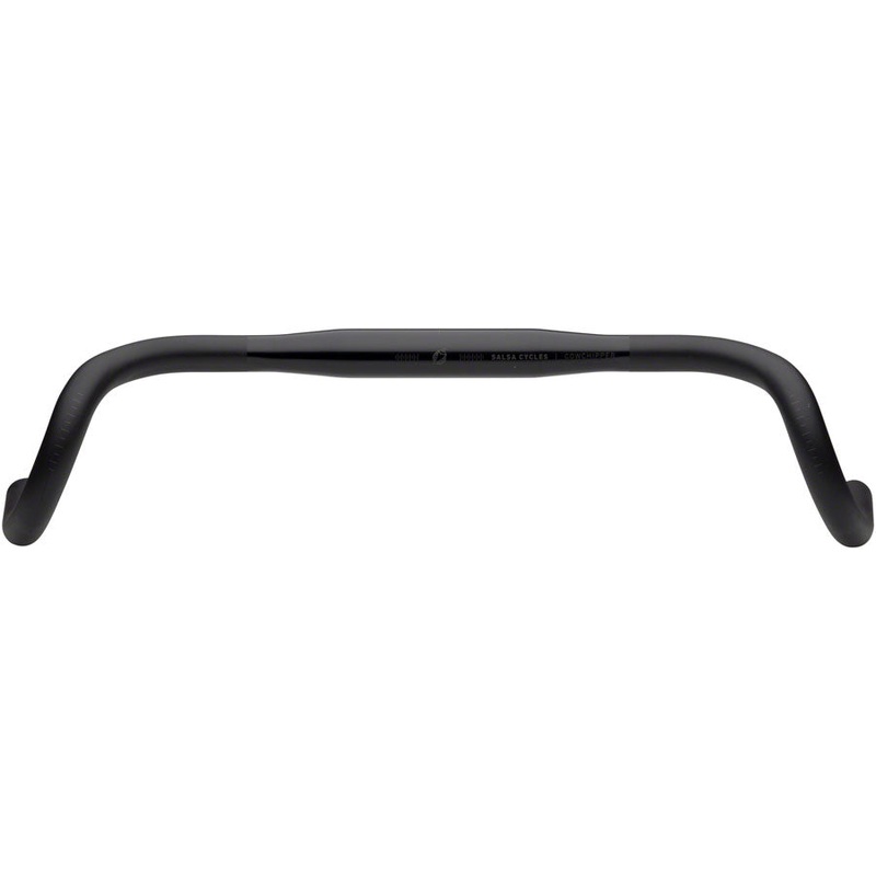 Salsa Cowchipper Deluxe Drop Handlebar – 31.8mm Clamp 44cm Width Aluminum BLK