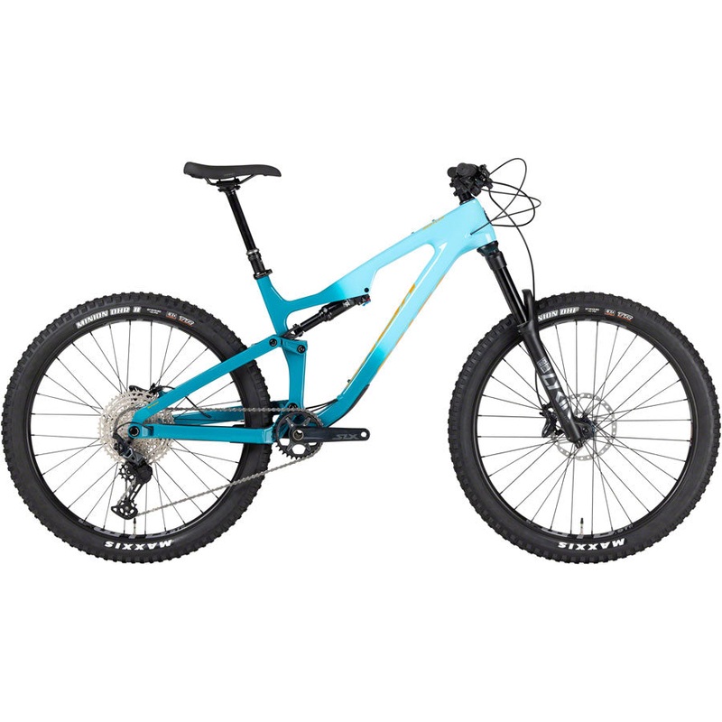 Salsa Rustler Carbon SLX Bike – 27.5″ Carbon Teal Fade X-Large