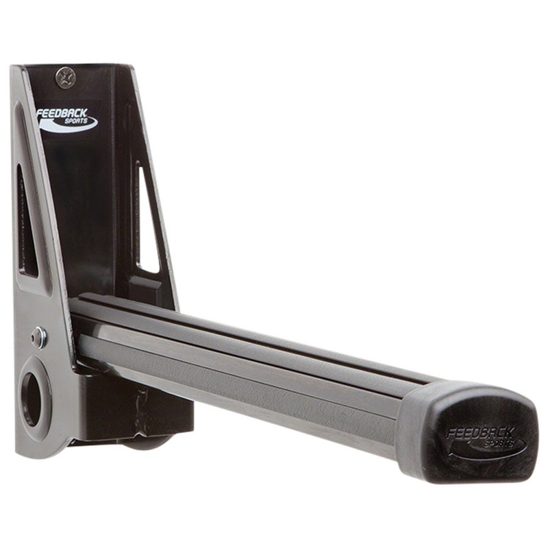 Feedback Sports Wall Post Display Stand – 1-Bike Wall Mounted Folding Black