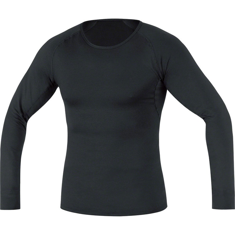 Gorewear Base Layer Thermo Long Sleeve Shirt – Black Mens Small