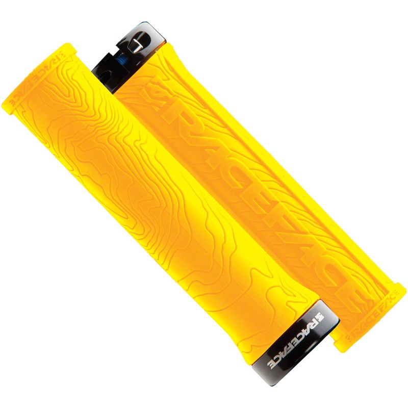 RaceFace Half Nelson Grips – Yellow Lock-On