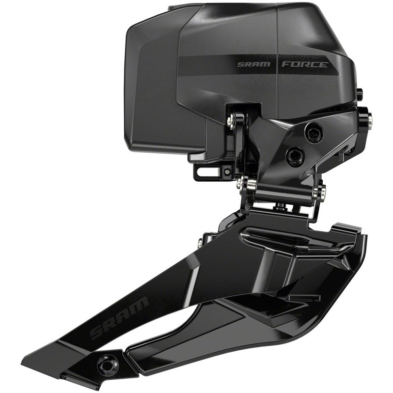 SRAM Force AXS Wide eTap Front Derailleur – 2×12-Speed Braze-On Battery Not Included Iridescent Gray D2