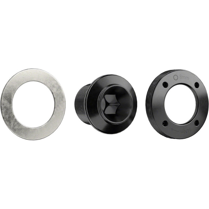 SRAM X0 Eagle T-Type Crank Arm Self-Extracting Bolt Kit – M18 / M30 Dark Polar BLK D1