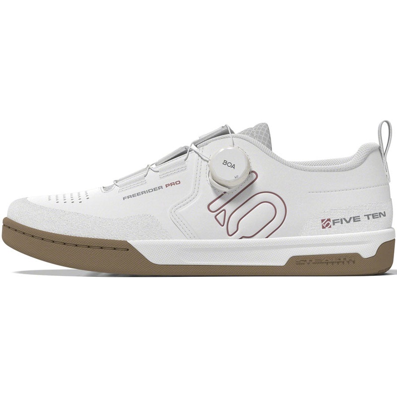 Five Ten Freerider Pro BOA Flat Shoes – Womens  FTWR White/Warm Clay/Gray Three 6.5
