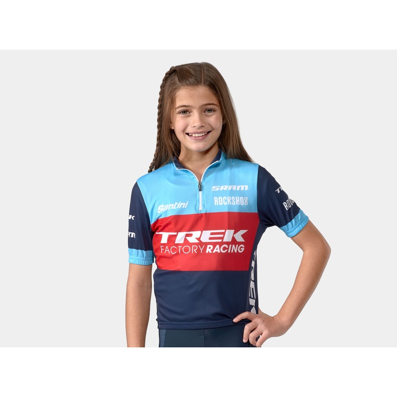 Jersey Santini Trek Factory Racing XC Replica Youth L BL/BL