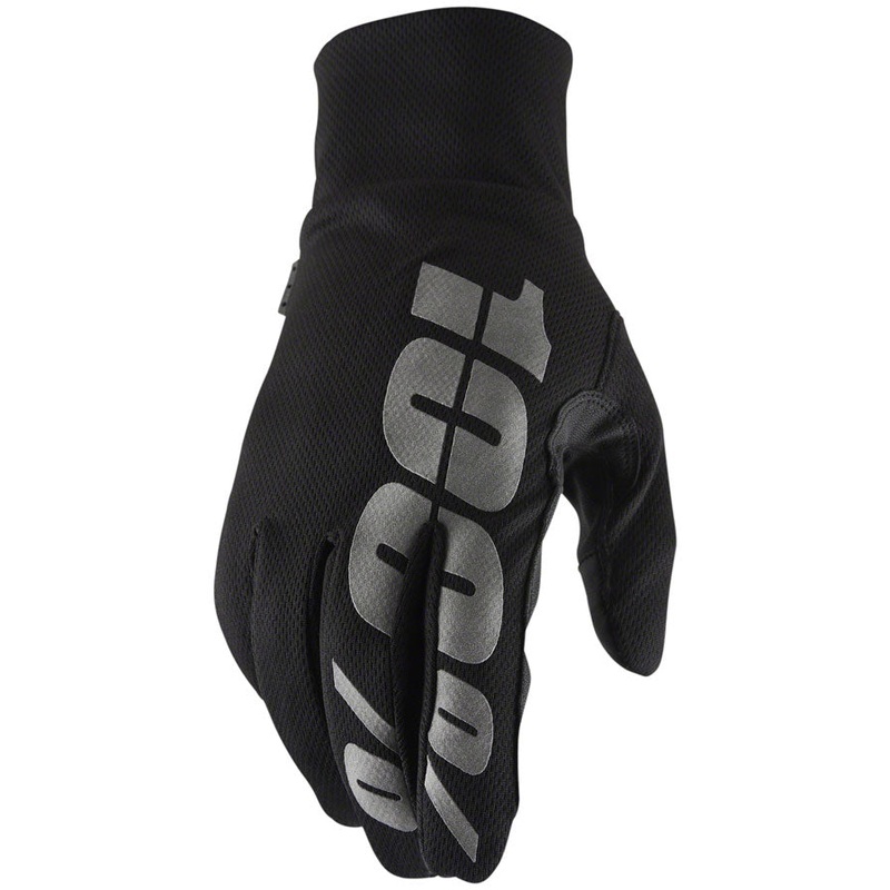 100% Hydromatic Gloves – Black Full Finger Mens Small