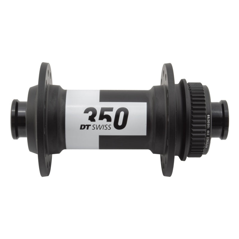 DT Swiss 350 Front Hub – 12 x 100mm Center-Lock Black 24H