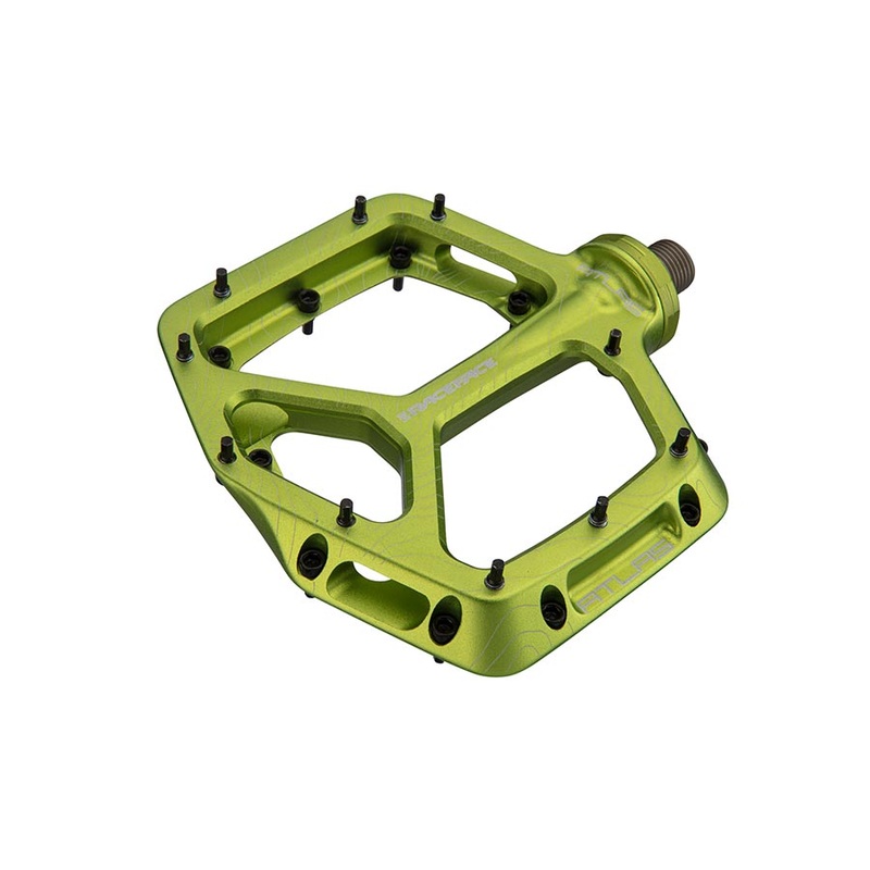 RaceFace Atlas Pedals – Platform Aluminum 9/16″ Green
