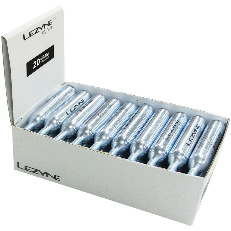 Lezyne 20g CO2 Cartridge Display Box of 30
