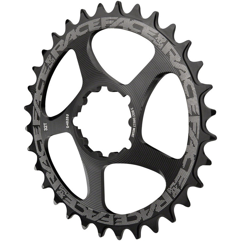 RaceFace Narrow Wide Chainring: Direct Mount 3-Bolt Compatible 32t Black