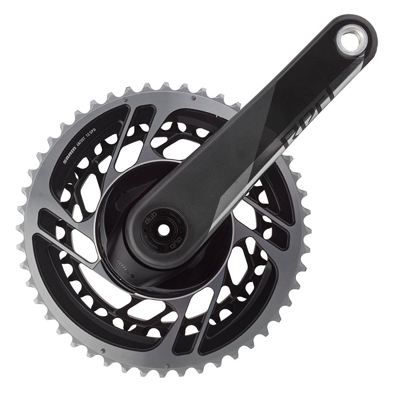 SRAM RED AXS Crankset – 172.5mm 12-Speed 48/35t Direct Mount DUB Spindle Interface Natural Carbon D1