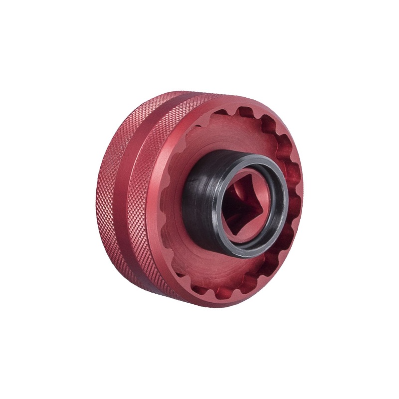 Tool Unior Bottom Bracket Socket T47 Red