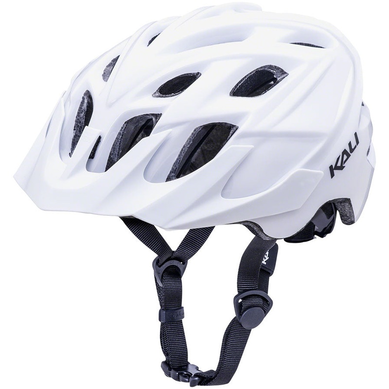 Kali Protectives Chakra Solo Helmet – Solid White, Large/X-Large
