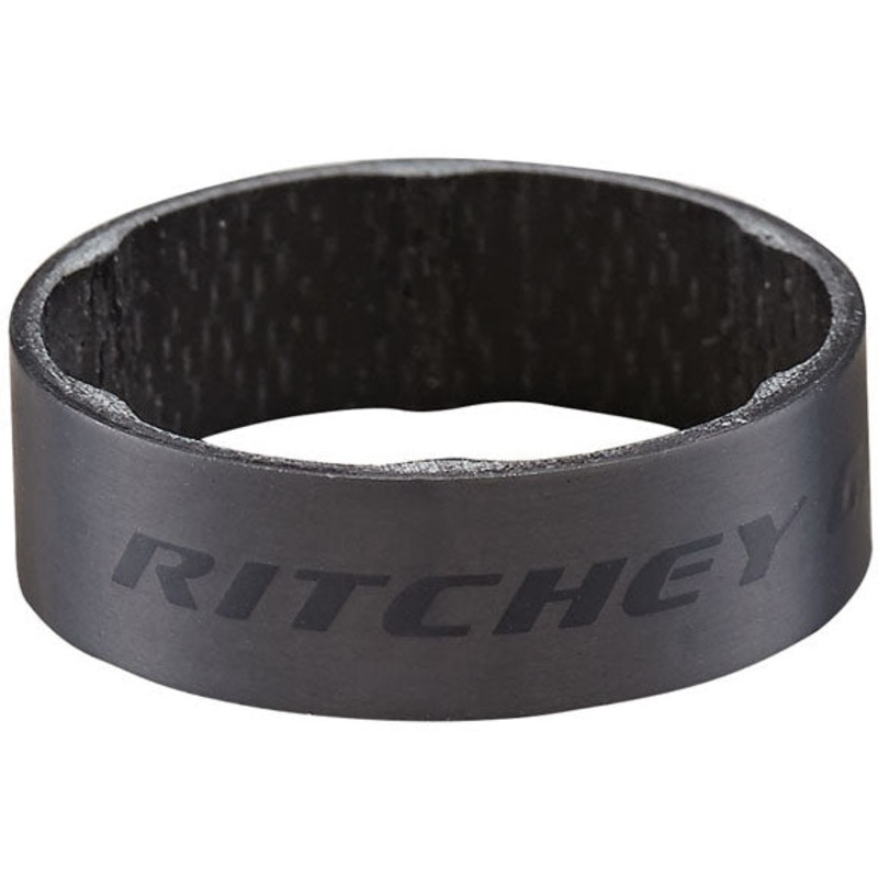 Ritchey WCS Carbon Headset Spacers 1-1/8 10mm Black 2-pack