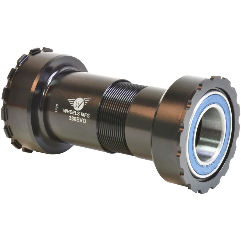 Wheels Manufacturing 386 EVO Bottom Bracket Angular Contact Bearings 22/24mm SRAM/GXP Spindles