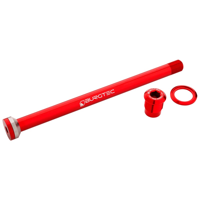 Burgtec Transition 175mm UDH Rear Axle – Race Red