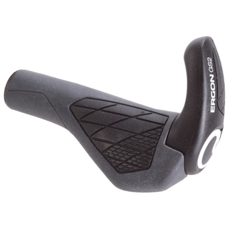 Ergon GS2 Grips – Black/Gray Lock-On Large