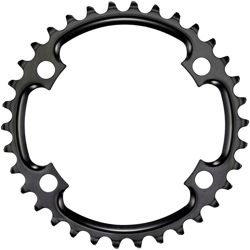 SRAM 11-Speed 34t 110mm Asymmetric BCD Steel Chainring Black