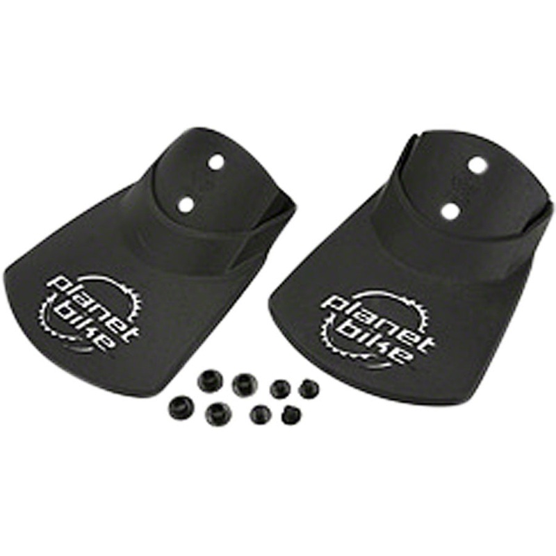 Planet Bike Mud Flap Set for Road Fenders Black