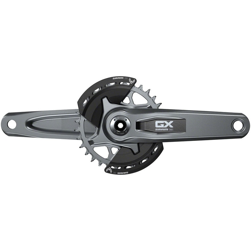 SRAM GX Eagle T-Type Wide Crankset – 165mm 12-Speed 32t Chainring Direct Mount 2-Guards DUB Spindle Interface Dark Polar