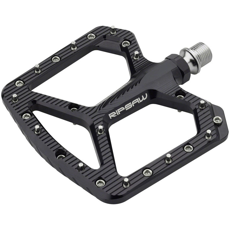 Wolf Tooth Ripsaw Aluminum Pedals – Platform Aluminum 9/16″ Black