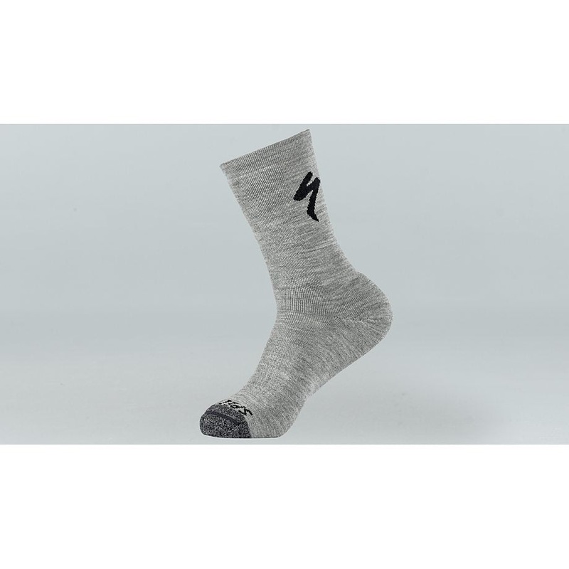 Specialized Merino Deep Winter Tall Sock Dove Grey L